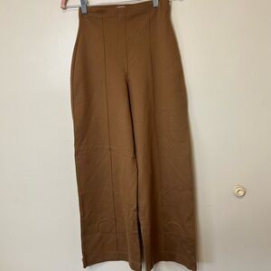 Ripley Radar Women’s Brown Knit Wide Leg Pants. Size Medium. NWOT.